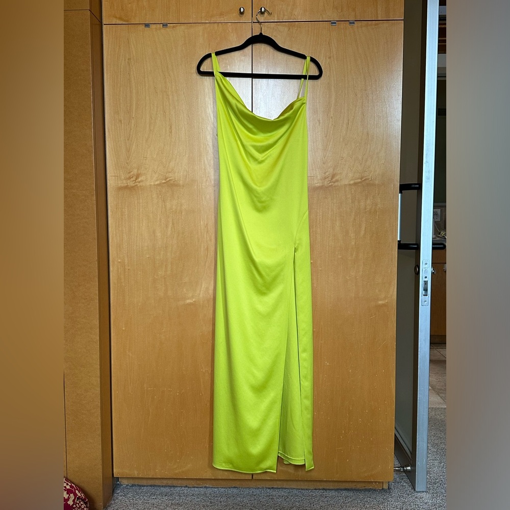 Camila Coelho Neon Green Gown Dress